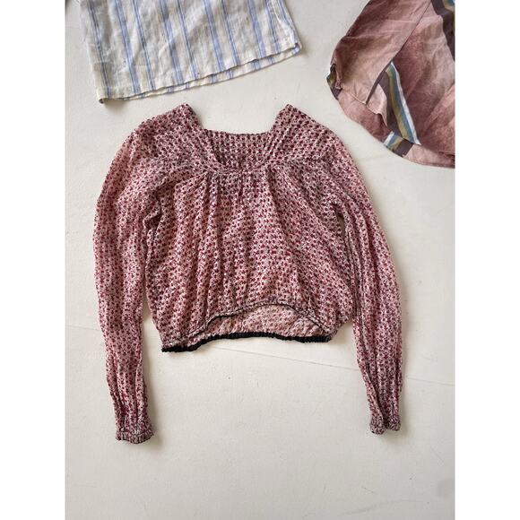 VINTAGE 70s Boho Hippie Tops Bundle / 3 Pcs / Resellers Wholesale Lot AS FOUND - Picture 3 of 9